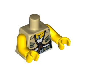 LEGO Beige Hero - Female Torso (973 / 76382)