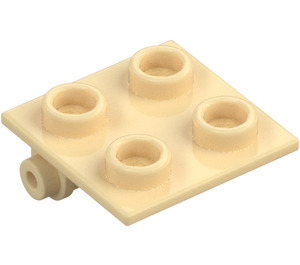 LEGO Beige Hengsel 2 x 2 Topp (6134)