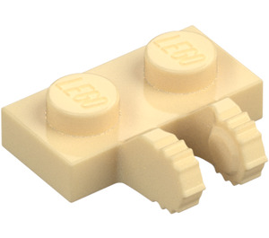 LEGO Tan Hinge Plate 1 x 2 Locking with Dual Fingers (50340 / 60471)