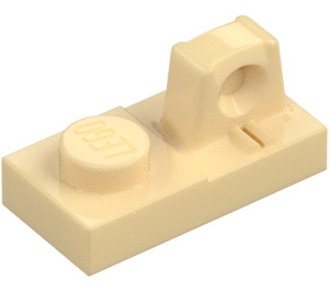 LEGO Tan Hinge Plate 1 x 2 Locking with Single Finger On Top (30383 / 53922)