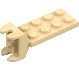 LEGO Beige Hengsel Plate 2 x 4 med Articulated Joint - Kvinne (3640)