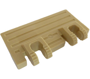 LEGO Tan Hinge Train Gate 2 x 4 Locking Dual 2 Stubs with Rear Reinforcements (44569 / 52526)