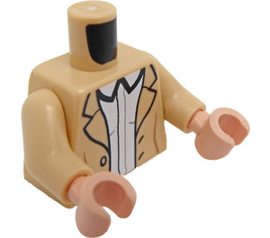 LEGO Beige Kathi Dooley - After Makeover Minifig Torso (973 / 76382)