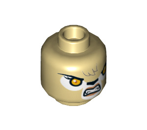 LEGO Tan Lion Tribe Lioness Warrior Minifigure Head (Recessed Solid Stud) (3626 / 19863)