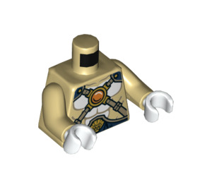 LEGO Beige Løve Tribe Warrior Minifig Torso (973 / 76382)