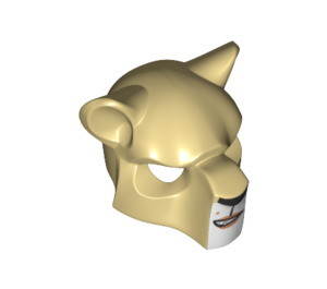 LEGO Zandbruin Lioness Masker met Crooked Smile (17343)