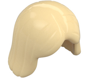 LEGO Beige Mittellanges Haar mit Mittelscheitel (4530 / 96859)