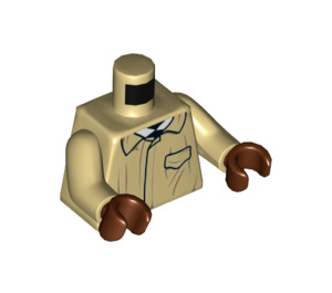 LEGO Beige Minifigur Torso (973 / 76382)