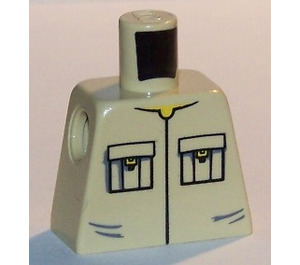 LEGO Tostado Minifigura Torso sin brazos con Camisa con Pockets Decoración (973)