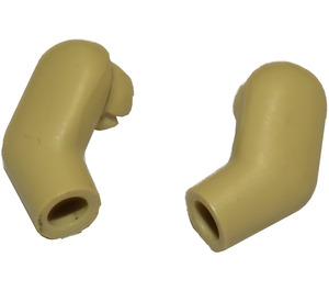 LEGO Tan Minifigure Arms (Left and Right Pair)