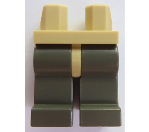 LEGO Tan Minifigure Hips with Dark Gray Legs (3815 / 73200)