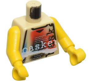 LEGO Tan Minifigure NBA Torso