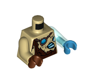 LEGO Beige Mottrot Minifig Torso (973 / 16933)