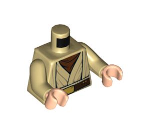 LEGO Beige Obi-Wan Kenobi Minifig Torso (973 / 76382)