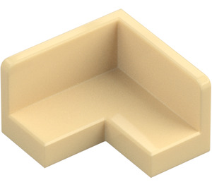 LEGO Beige Paneel 1 x 2 x 2 Ecke mit Abgerundete Ecken (31959 / 91501)