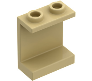 LEGO Zandbruin Paneel 1 x 2 x 2 zonder zijsteunen, holle noppen (4864 / 6268)