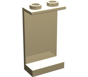LEGO Tan Panel 1 x 2 x 3 without Side Supports, Hollow Studs (2362 / 30009)