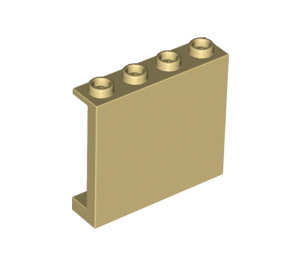 LEGO Tan Panel 1 x 4 x 3 with Side Supports, Hollow Studs (35323 / 60581)