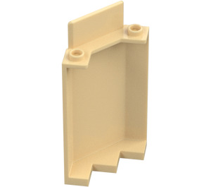 LEGO Tan Panel 3 x 3 x 6 Corner Wall without Bottom Indentations (87421)