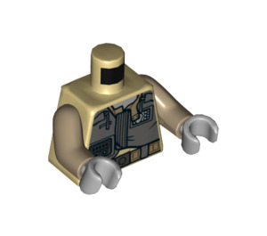 LEGO bronzer Pao Minifig Torse (973 / 76382)