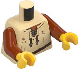 LEGO Bronzer Peasant Enfant Minifigurine Torse (973 / 76382)