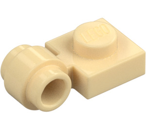 LEGO Tan Plate 1 x 1 with Clip (Thick Ring) (4081 / 41632)