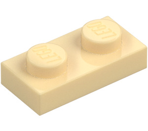 LEGO Beige Platte 1 x 2 (3023 / 28653)