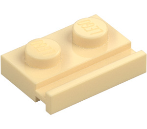 LEGO Beige Plate 1 x 2 med Dør Jernbane (32028)