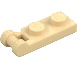 LEGO Beige Plade 1 x 2 med Ende Bar Håndtere (60478)