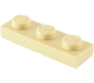 LEGO Tan Plate 1 x 3 (3623)