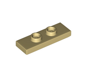 LEGO Tan Plate 1 x 3 with 2 Studs (34103)