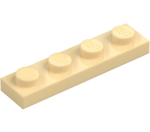 LEGO Zandbruin Plaat 1 x 4 (3710)