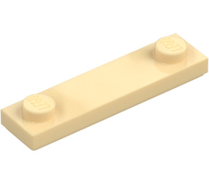 LEGO Tan Plate 1 x 4 with Two Studs with Groove (41740)