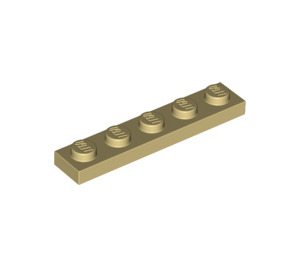 LEGO Tan Plate 1 x 5 (78329)