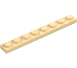 LEGO Tan Plate 1 x 8 (3460)