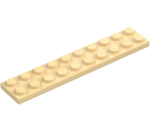 LEGO Zandbruin Plaat 2 x 10 (3832)