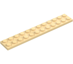 LEGO Beige Plade 2 x 12 (2445)