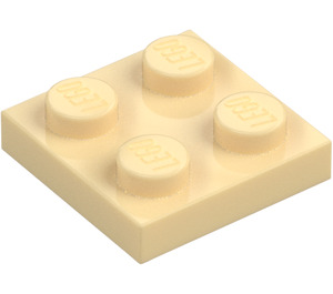 LEGO Brungul Platta 2 x 2 (3022 / 94148)