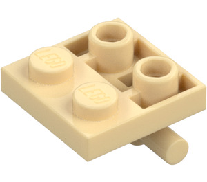 LEGO Tan Plate 2 x 2 with Bottom Bar (5066)