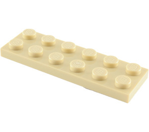 LEGO Zandbruin Plaat 2 x 6 (3795)