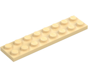 LEGO Beige Plade 2 x 8 (3034)