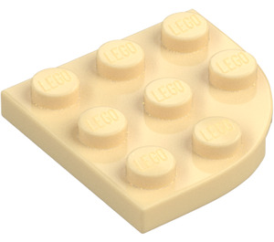 LEGO Tan Plate 3 x 3 Round Corner (30357)