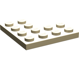 LEGO Tan Plate 4 x 4 Corner (2639)