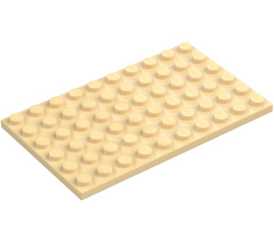 LEGO Beige Plade 6 x 10 (3033)