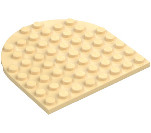 LEGO Beige Piastra 8 x 8 Rotondo Metà Cerchio (41948)