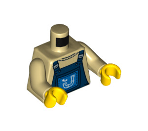 LEGO Tan Plumber Minifig Torso (973 / 76382)