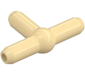 LEGO Tan Pneumatic Tee with Reinforced Connection (4697)