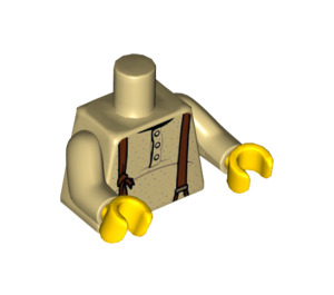 LEGO Tostado Prospector Minifigura Torso (973 / 88585)