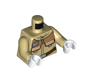 LEGO Tan Rebel Officer Minifig Torso (973 / 76382)