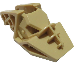 LEGO Tan Ridged Head / Foot 3 x 6 x 1.6 (32165)